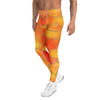 Men's arabic watercolour sunset blaze meggings front view