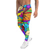 Men's comic strip pirate adventure meggings front view