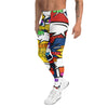 Men's comic strip thunder punch meggings front view