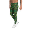 Men's emerald jungle meggings front view