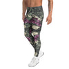 Men's hemlock and foxglove printed meggings front view