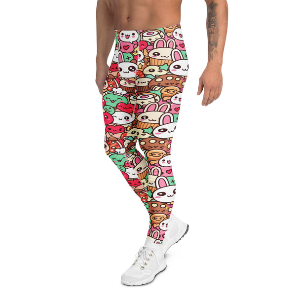 Men's kawaii bakery shop meggings front view