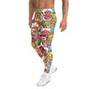 Men's kawaii garden bugs meggings front view