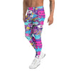 Men's Kawaii Space Cats meggings front view