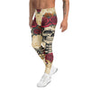 Men's La Catrina Floral Crown meggings front view