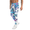 Men's colorful arctic friends meggings front view