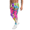 Men's cat pattern meggings front view