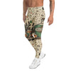 Women's apothecary bottles printed meggings front view