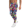 Men's zellige electric neon meggings front view
