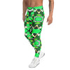 Men's zellige emerald gold meggings front view