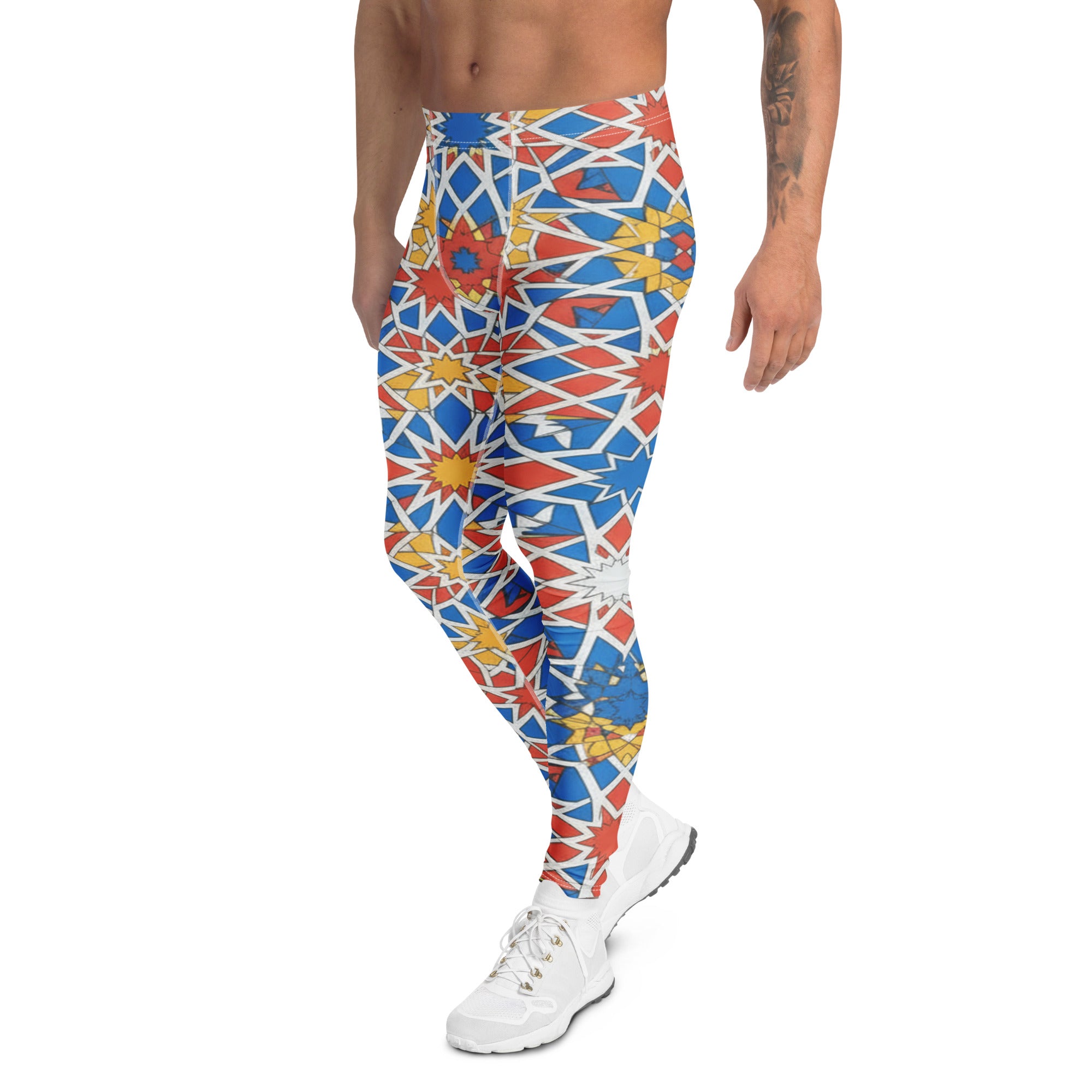 Men's Zellige Marrakech meggings front view