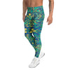 Men's zellige peacock meggings front view