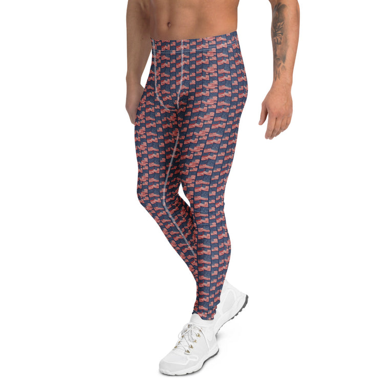 American Flag Tile Meggings