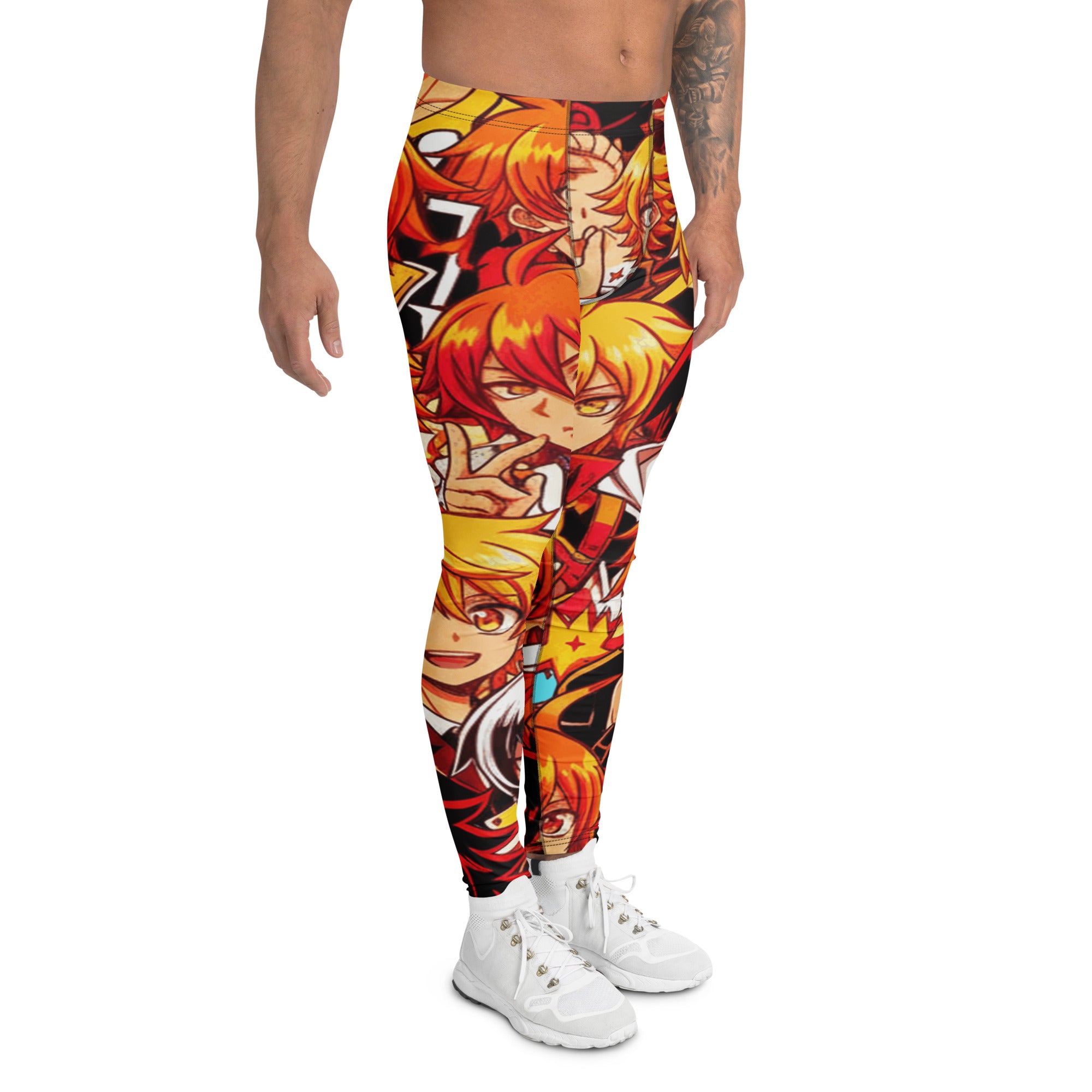 Anime Collage Fire Spirit Meggings | GearBunch