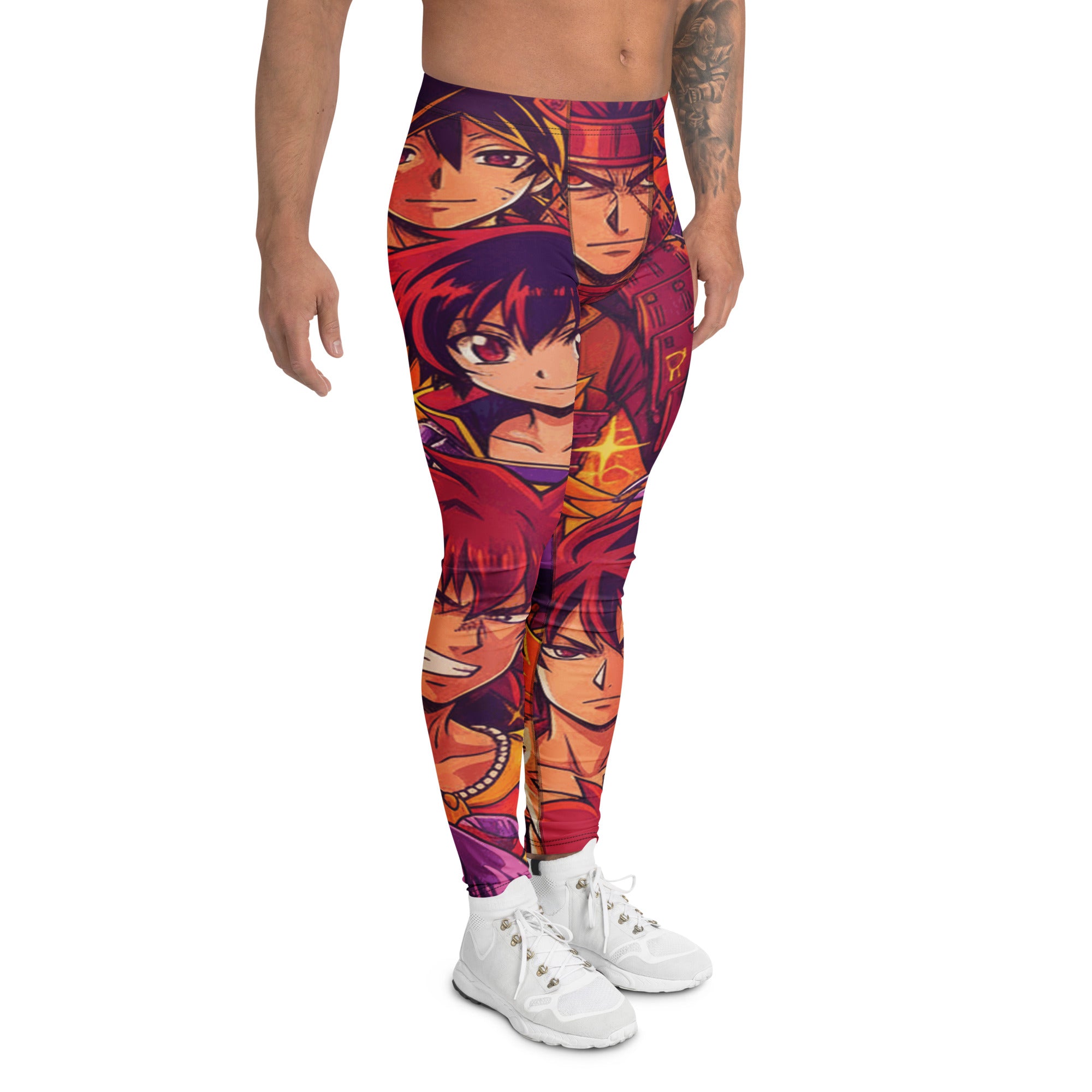 Anime Collage Sunset Samurai Meggings | GearBunch