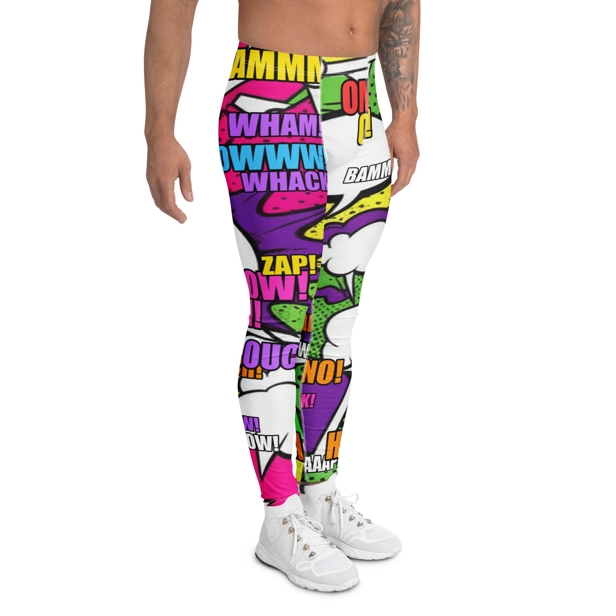 Comic Strip Neon Villain Meggings | GearBunch