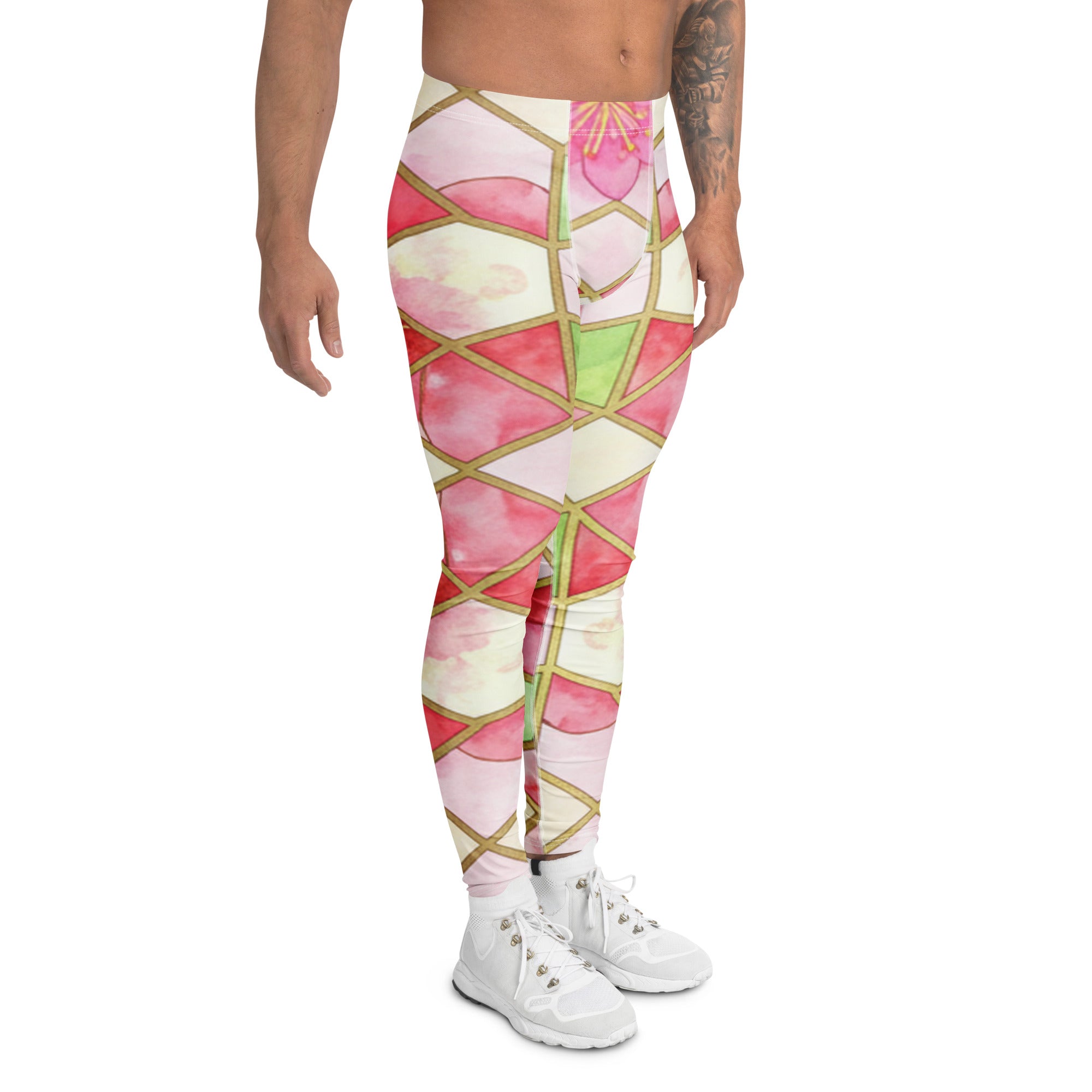 Arabic Cherry Blossom Meggings | GearBunch