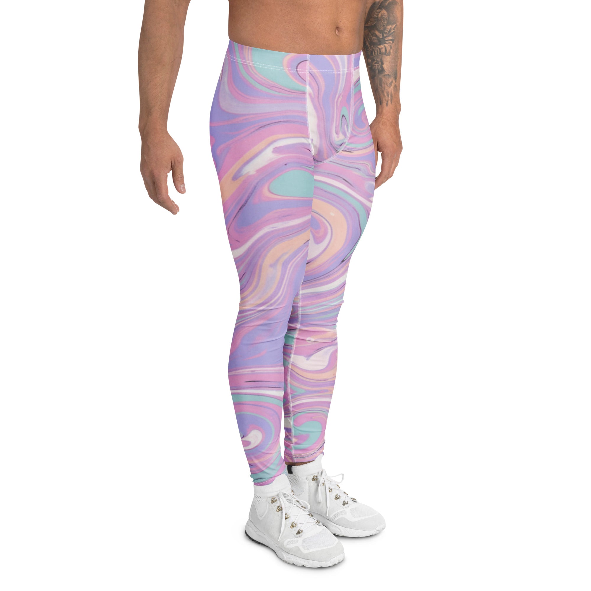 Liquid Marble Cotton Candy Meggings | GearBunch
