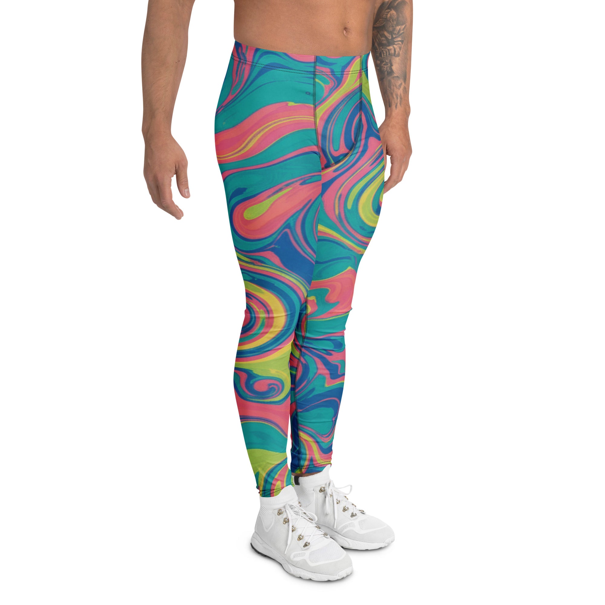 Liquid Marble Tropical Paradise Meggings | GearBunch