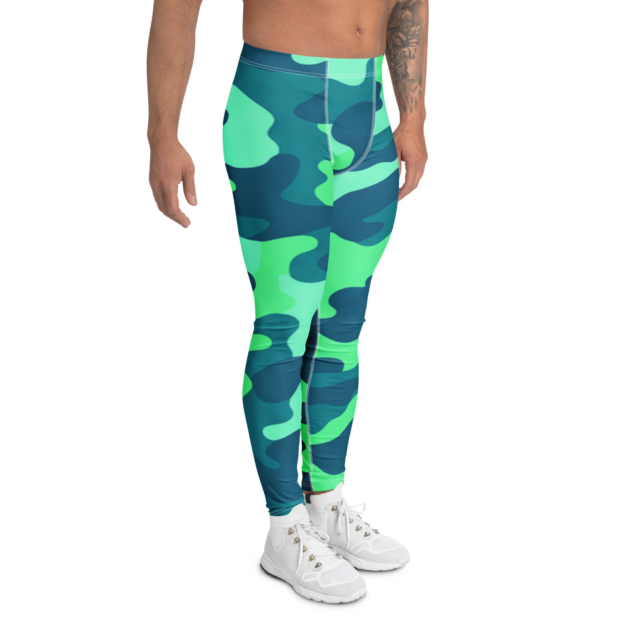 Ocean Teal Camo Meggings | GearBunch