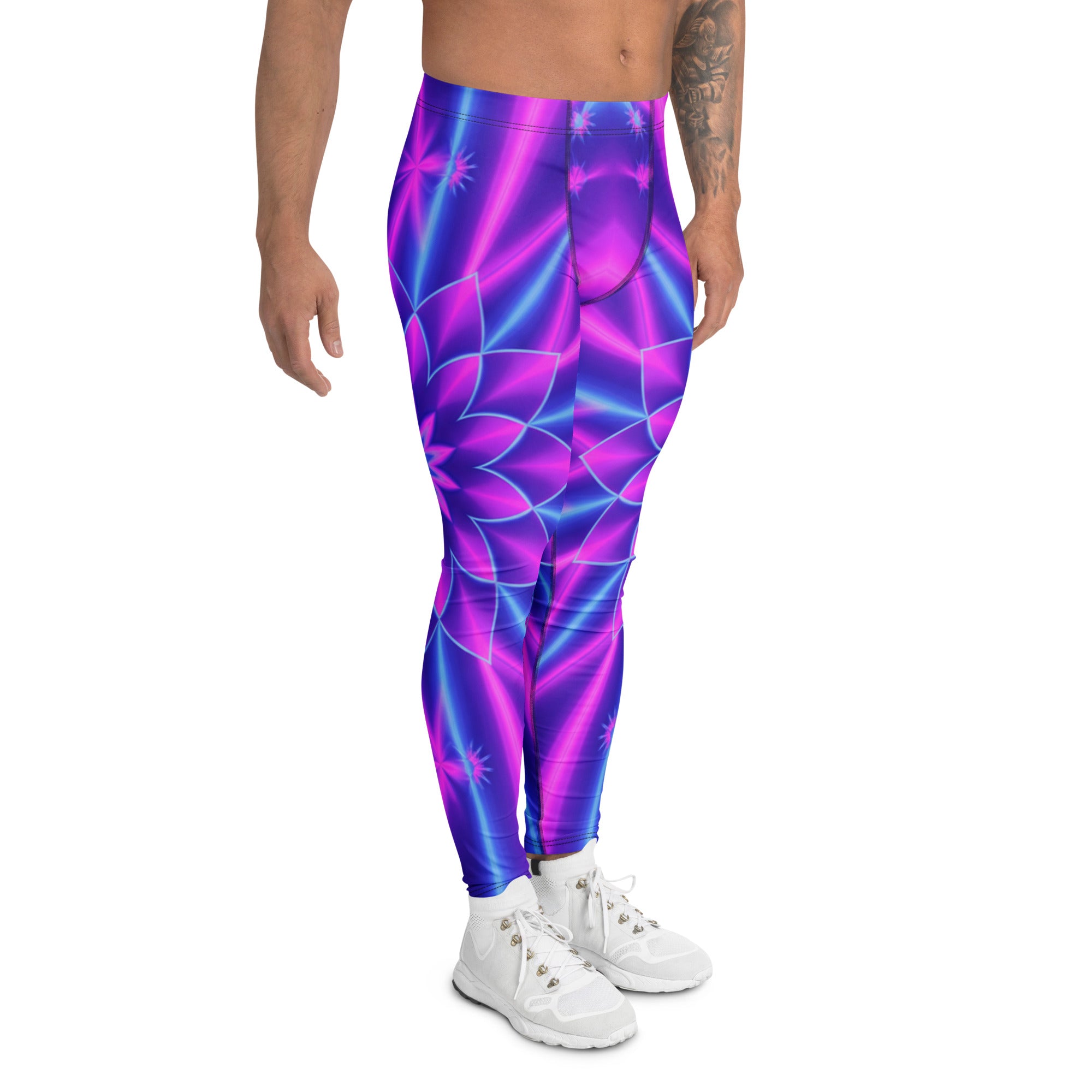 Psychedelic Cosmic Violet Meggings | GearBunch