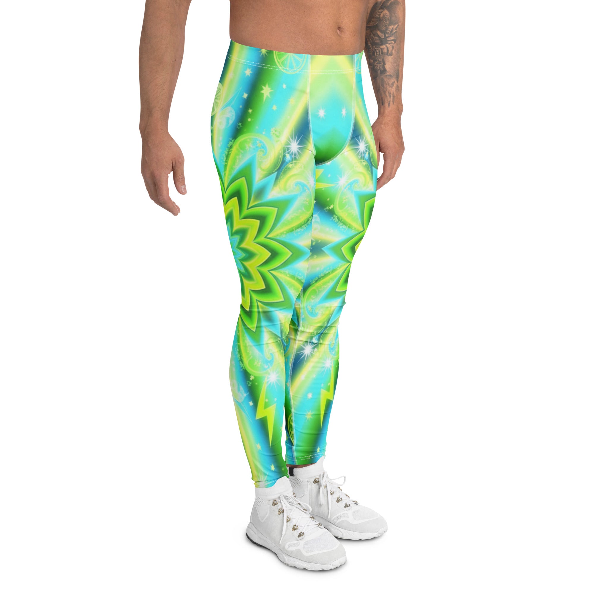 Psychedelic Lemon Zap Meggings | GearBunch