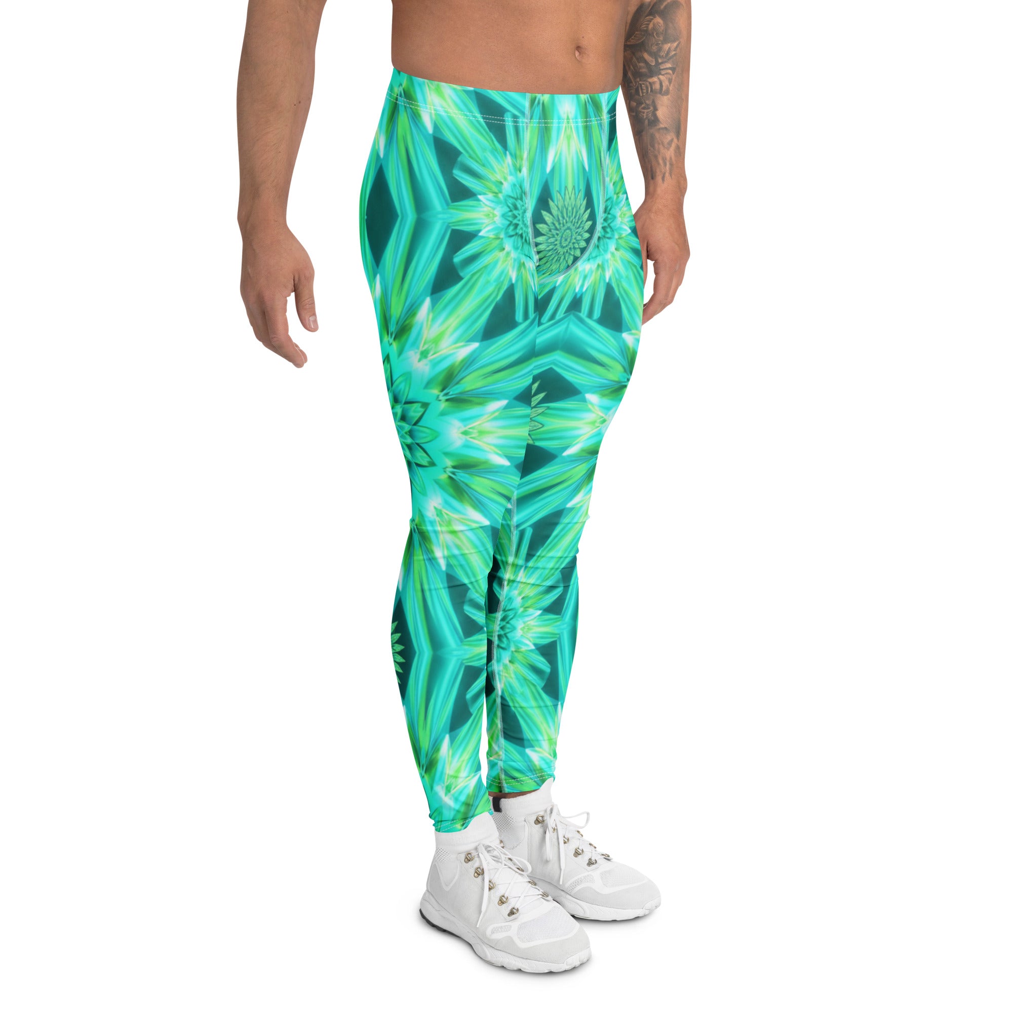Psychedelic Mint Warp Meggings | GearBunch