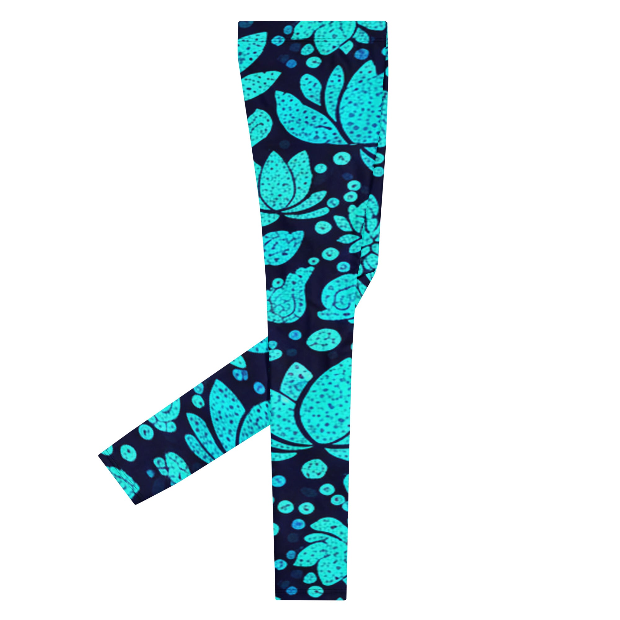 Teal Lotus Paillette Meggings | GearBunch