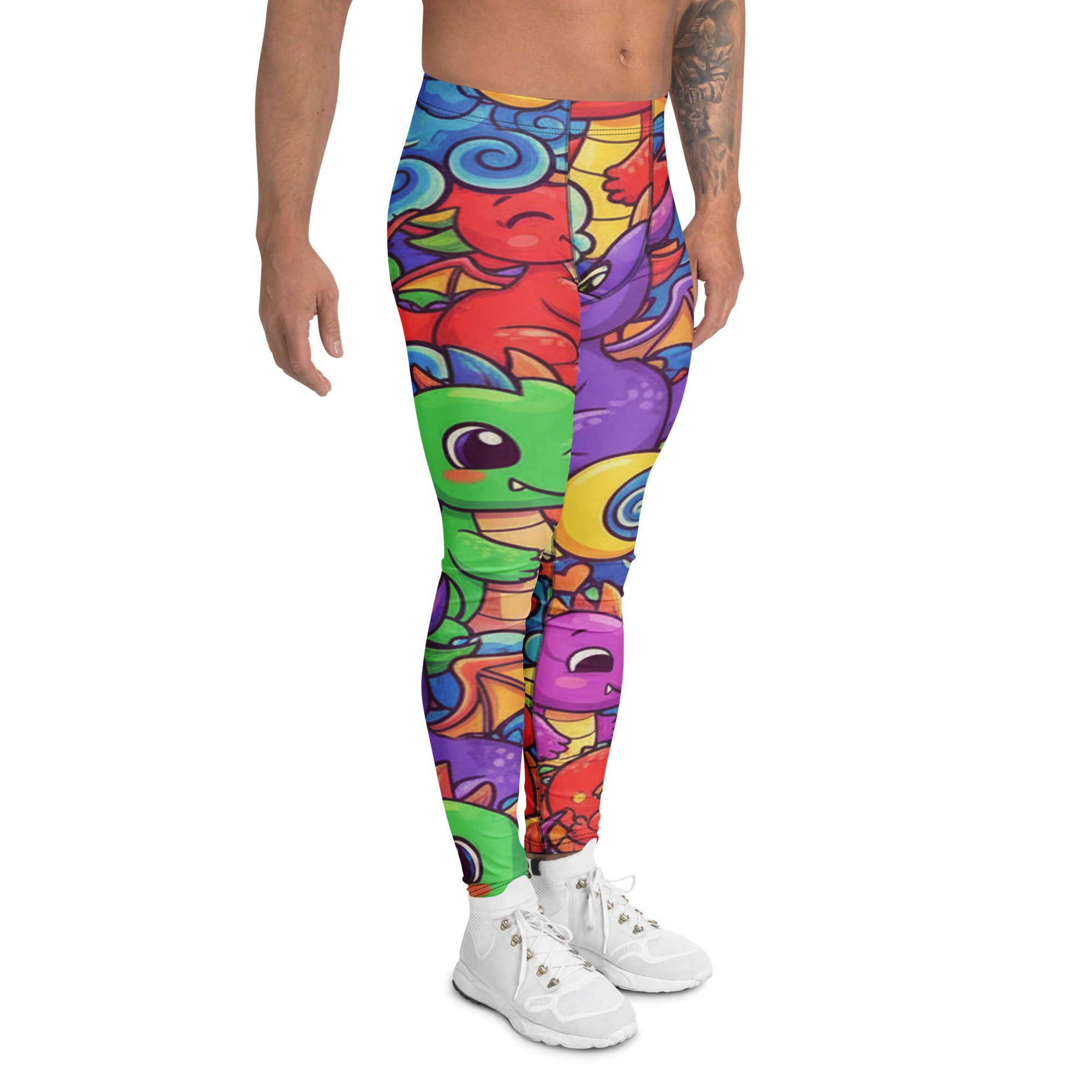 Vibrant Dragon Fantasy Meggings | GearBunch