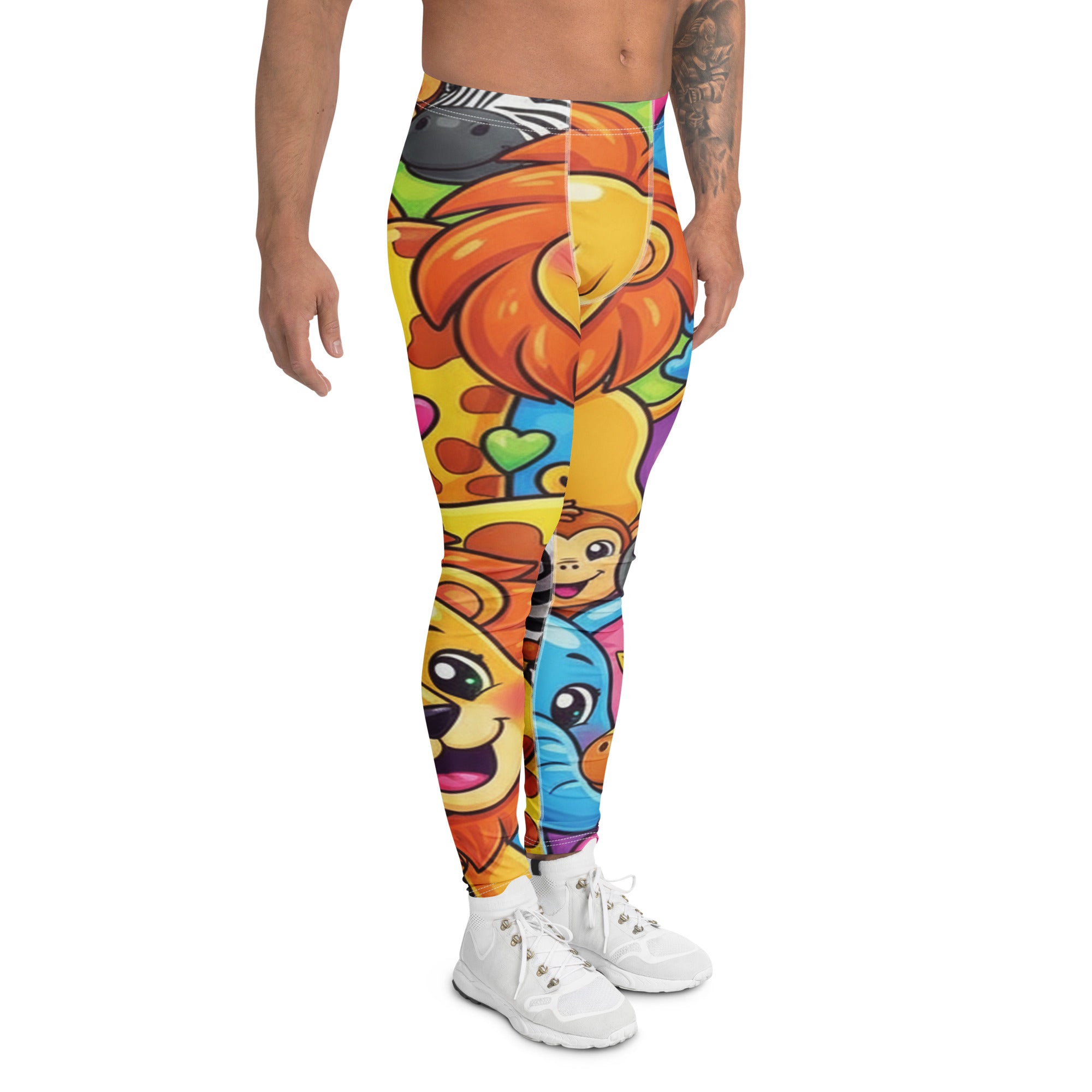 Vibrant Jungle Safari Meggings | GearBunch