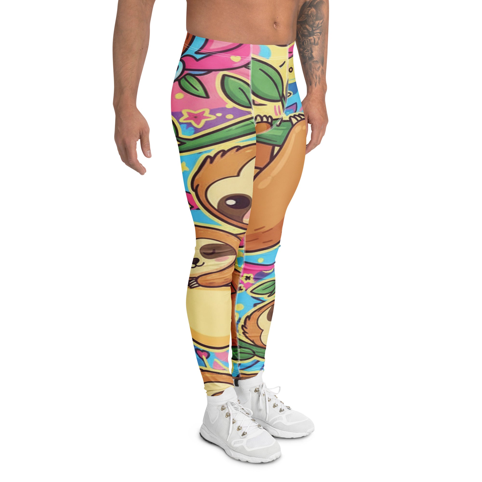 Vibrant Sloth Chill Meggings | GearBunch