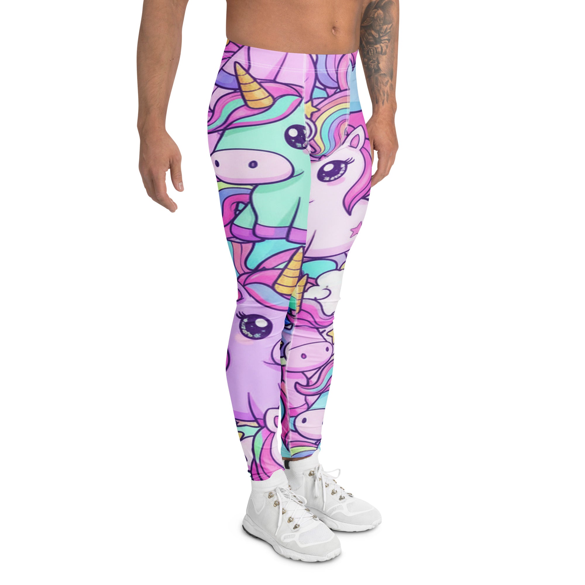 Vibrant Unicorn Rainbow Party Meggings | GearBunch