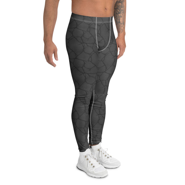 Charcoal Faux Leather Meggings