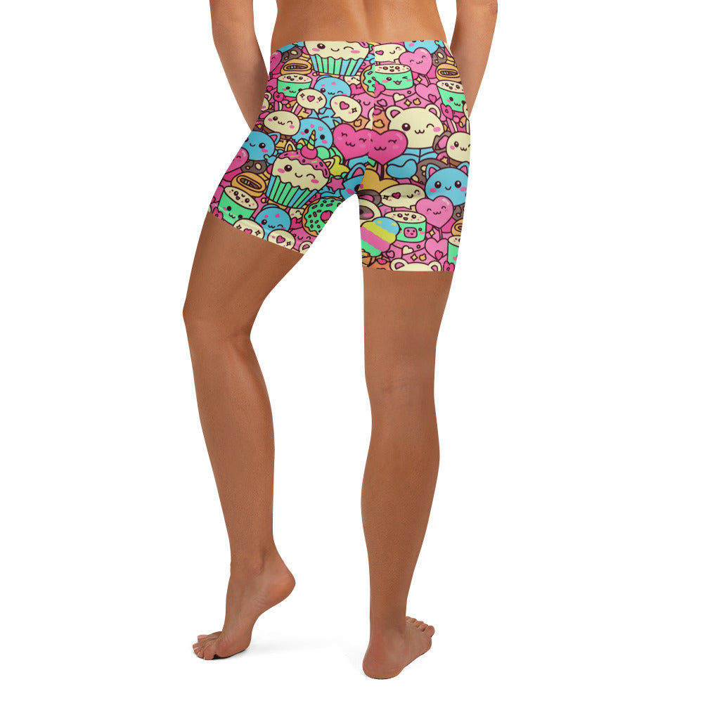 Kawaii Sweet Treats Gear Up Shorts | GearBunch