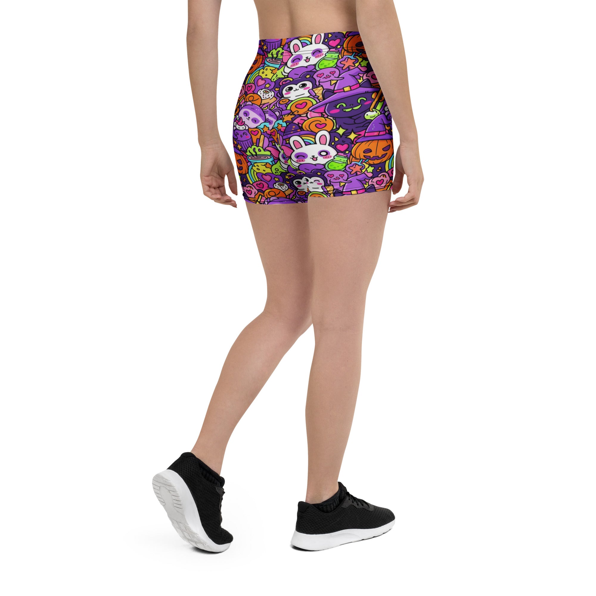 Kawaii Witch Familiar Gear Up Shorts | GearBunch