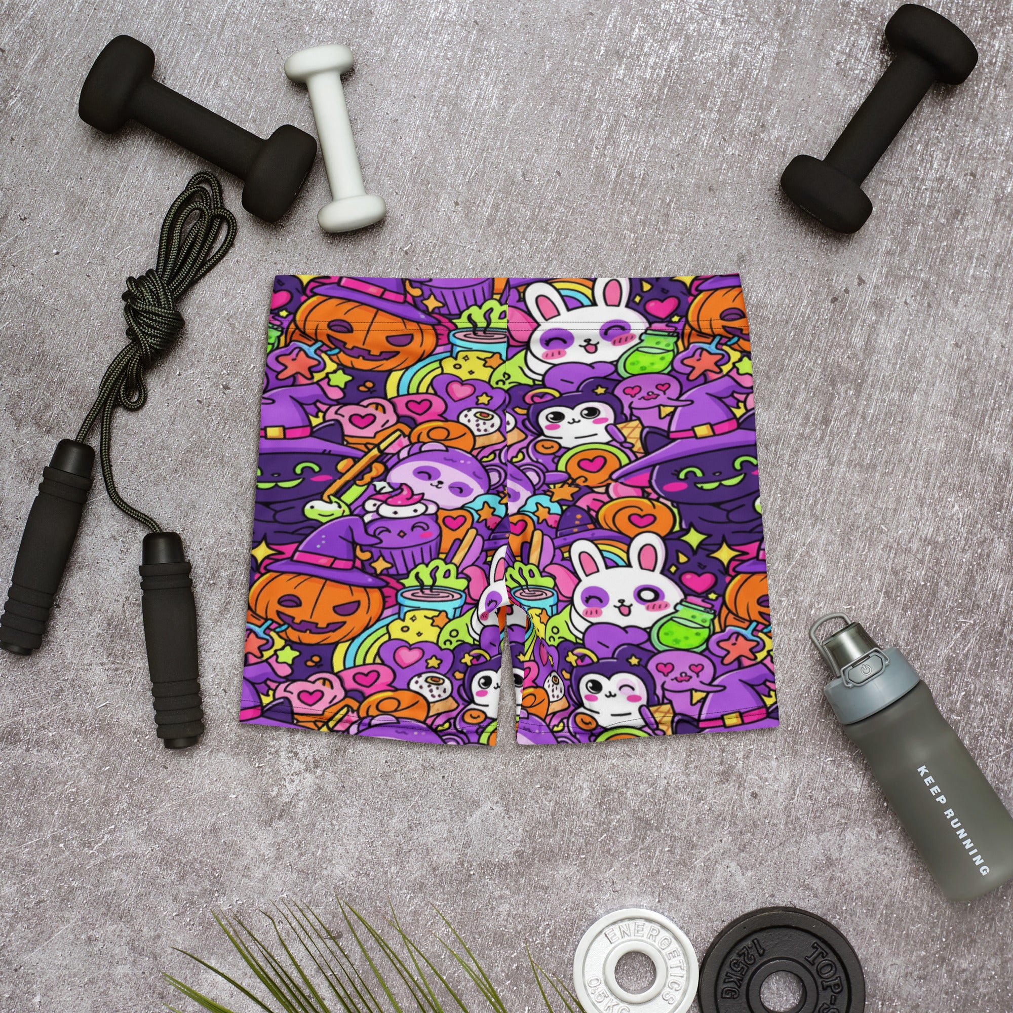 Kawaii Witch Familiar Gear Up Shorts | GearBunch