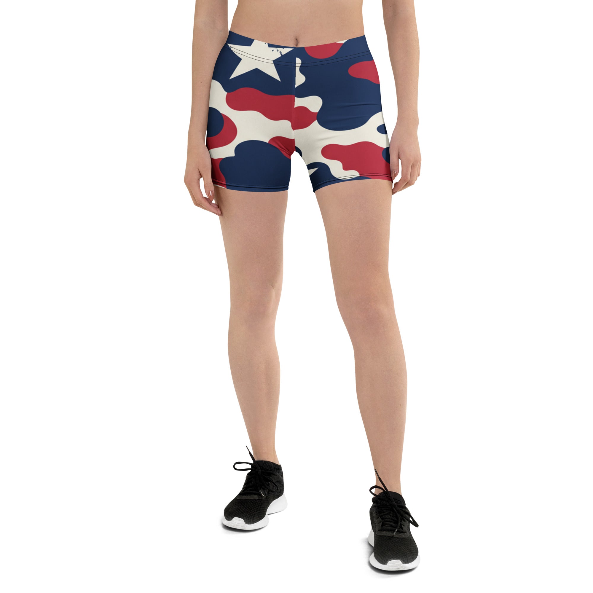 Red White Blue Camo Stars Shorts | GearBunch