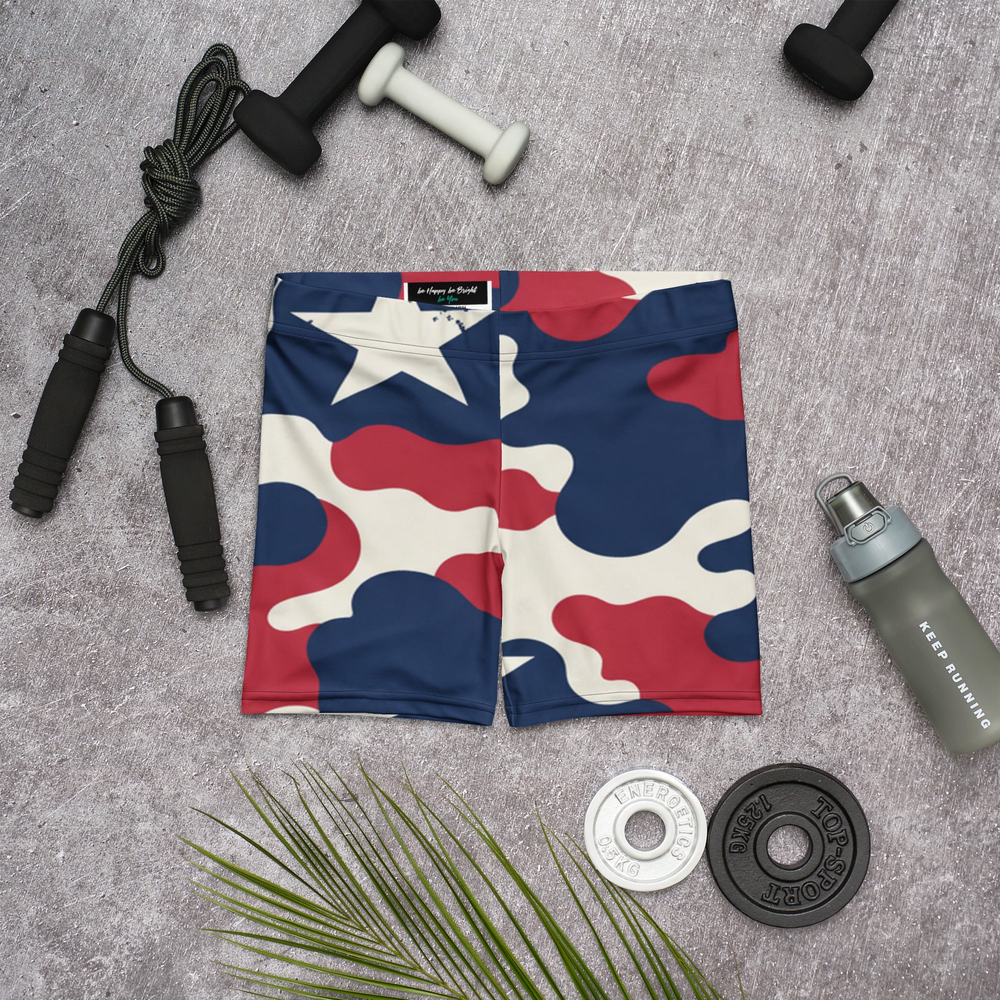Red White Blue Camo Stars Shorts | GearBunch