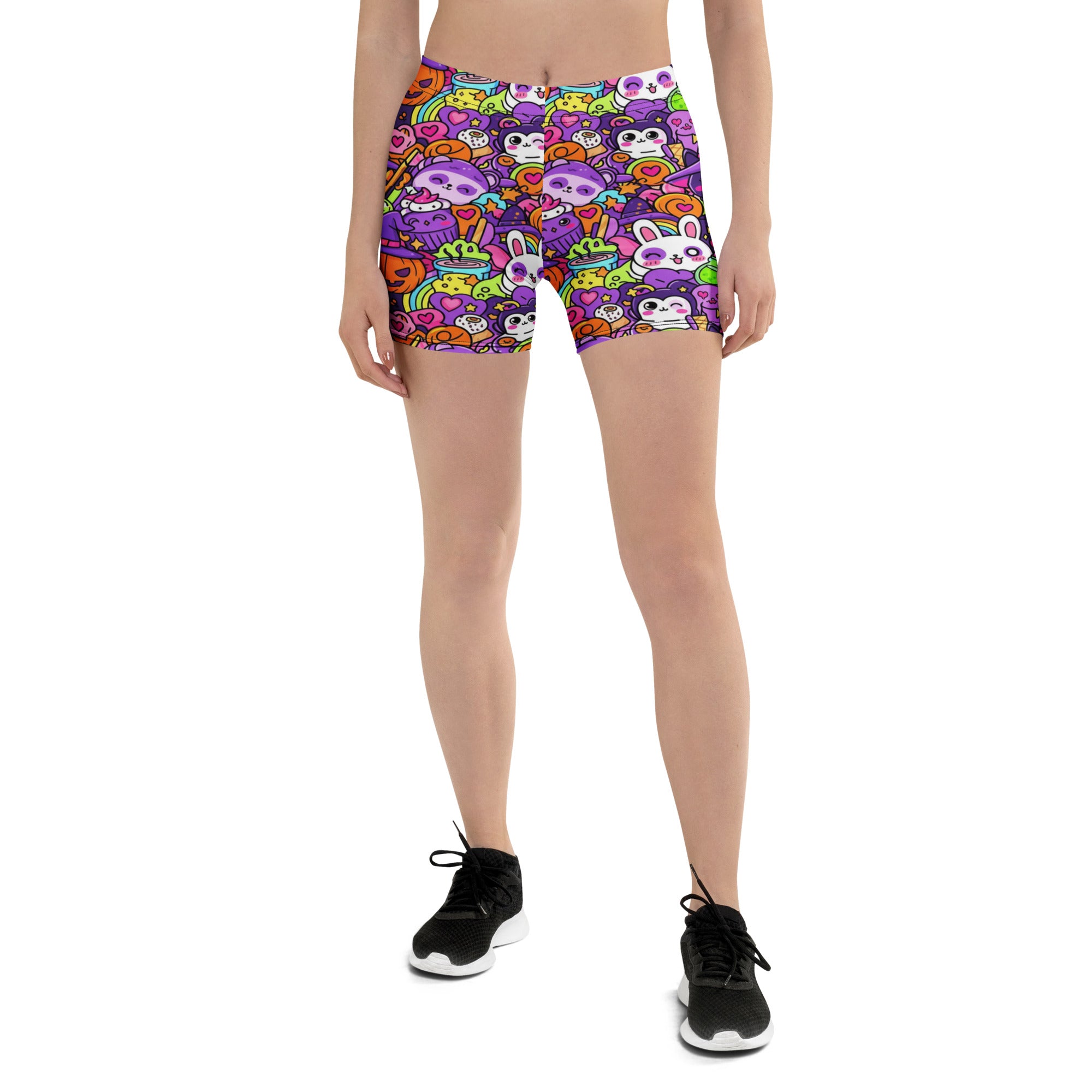 Kawaii Witch Familiar Gear Up Shorts | GearBunch