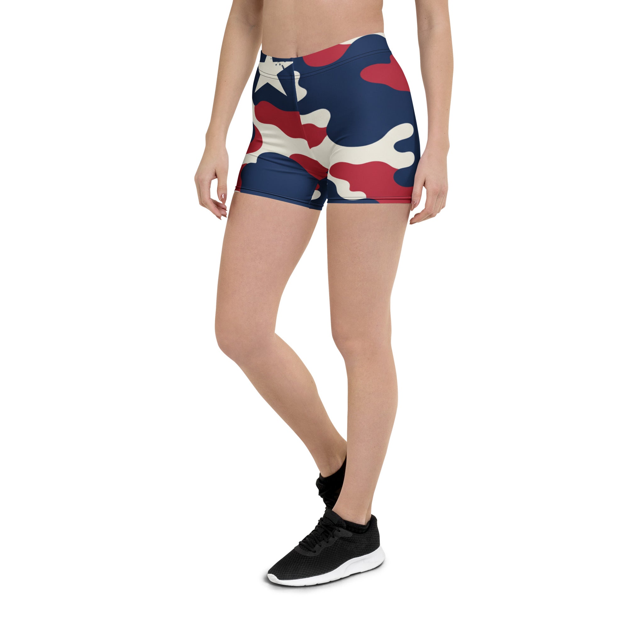 Red White Blue Camo Stars Shorts | GearBunch