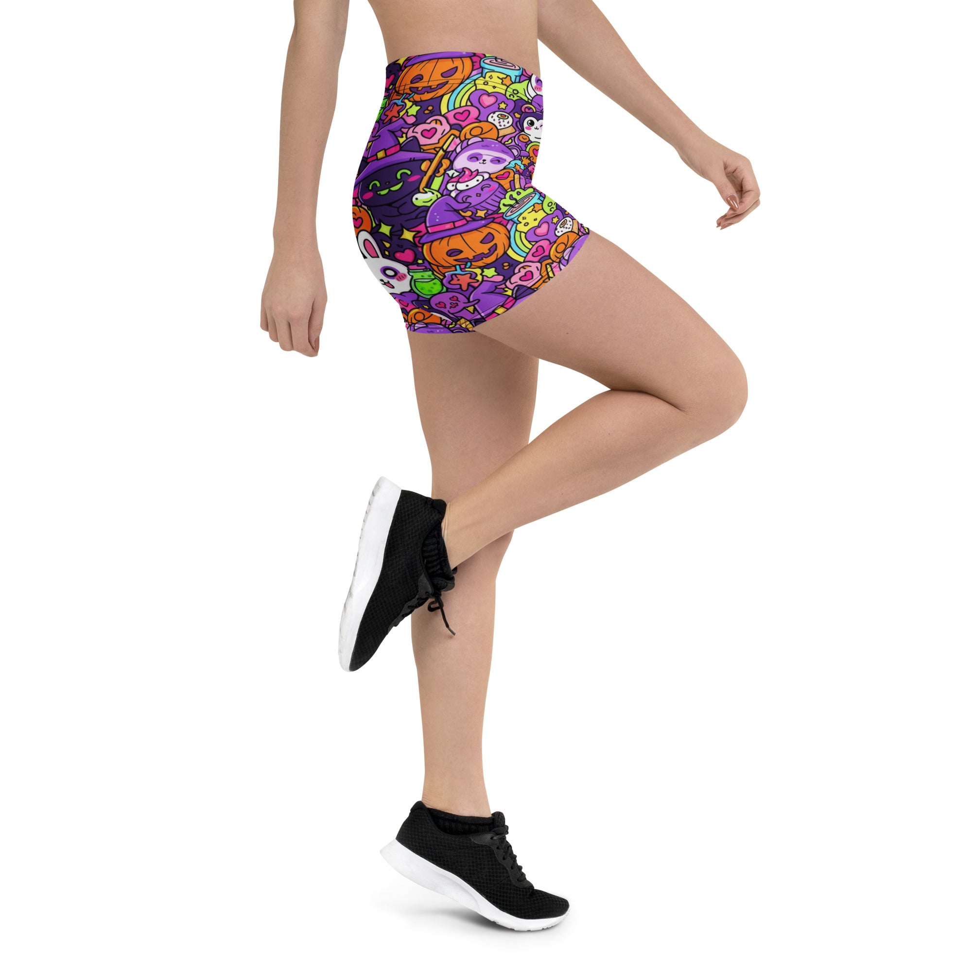 Kawaii Witch Familiar Gear Up Shorts | GearBunch