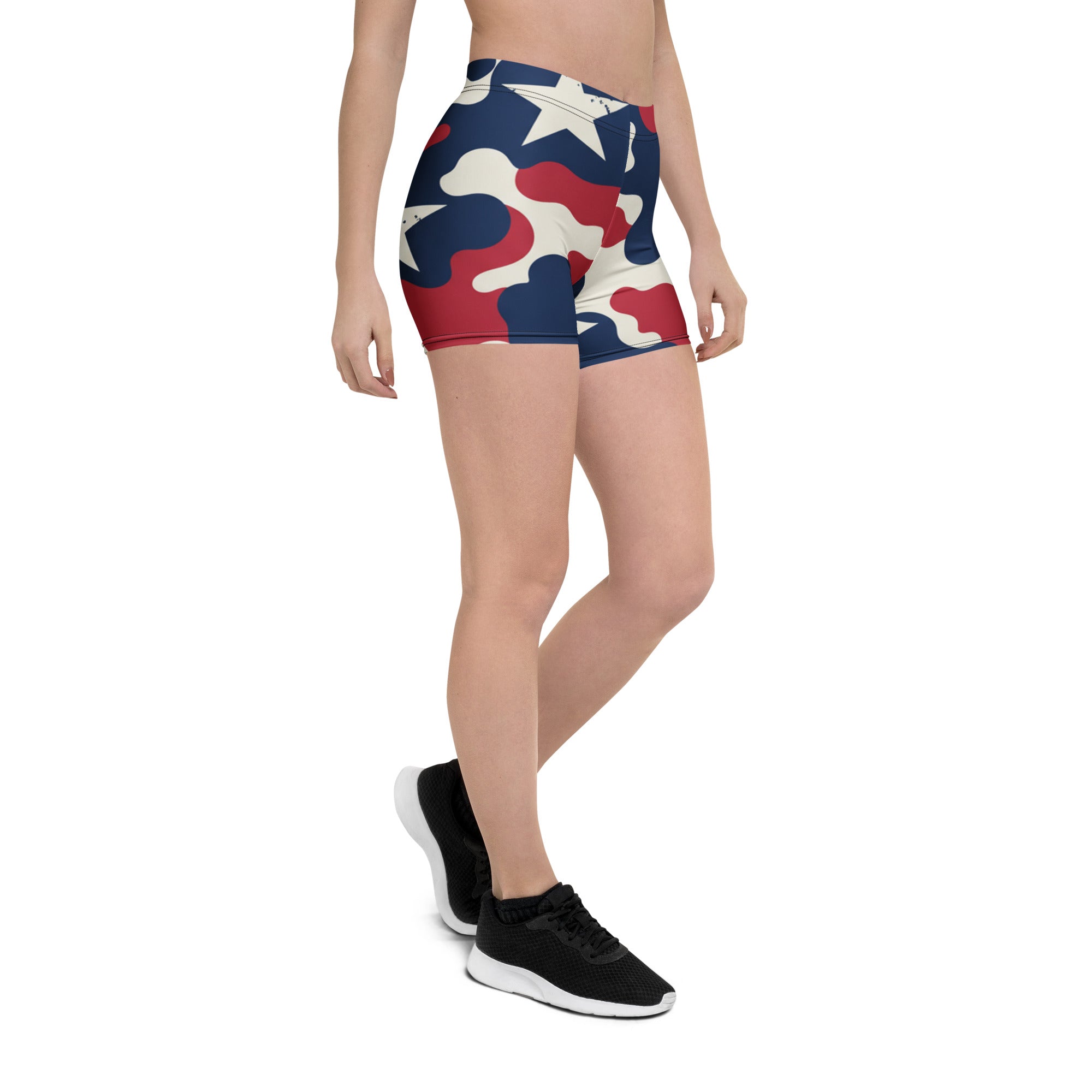 Red White Blue Camo Stars Shorts | GearBunch