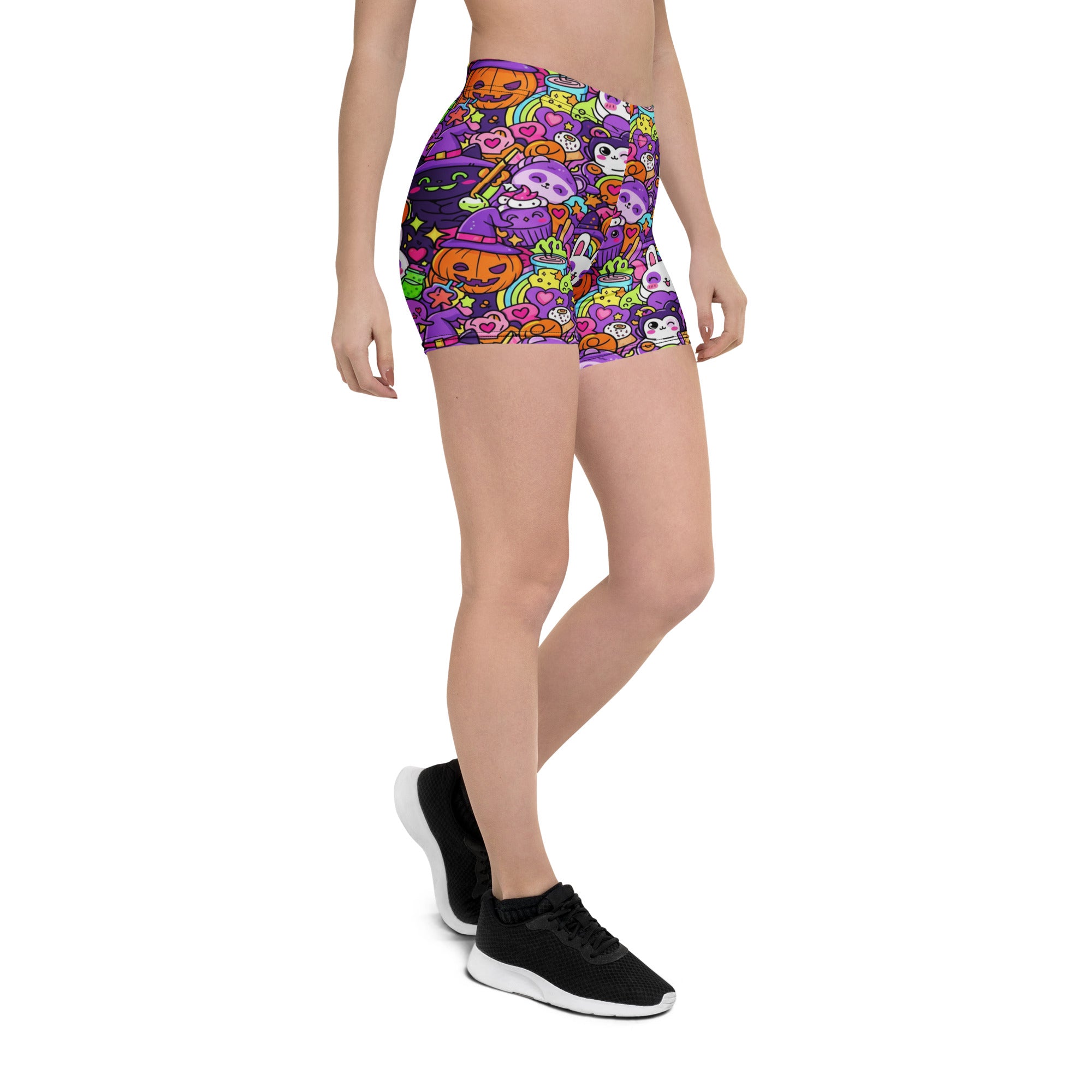 Kawaii Witch Familiar Gear Up Shorts | GearBunch