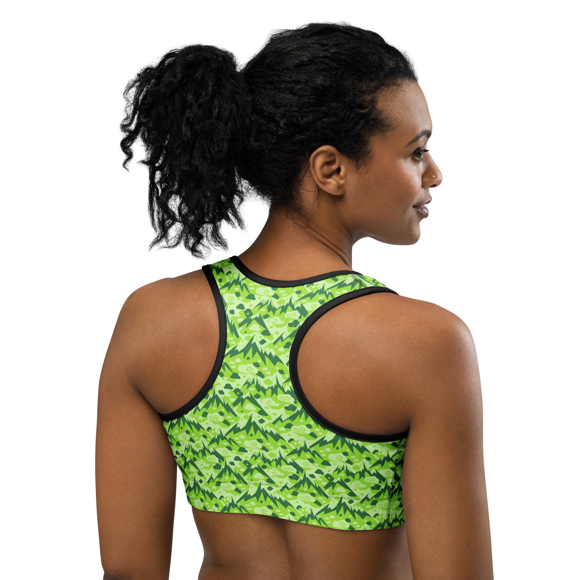 Dragon Mountain Hills Sports Bra | GearBunch