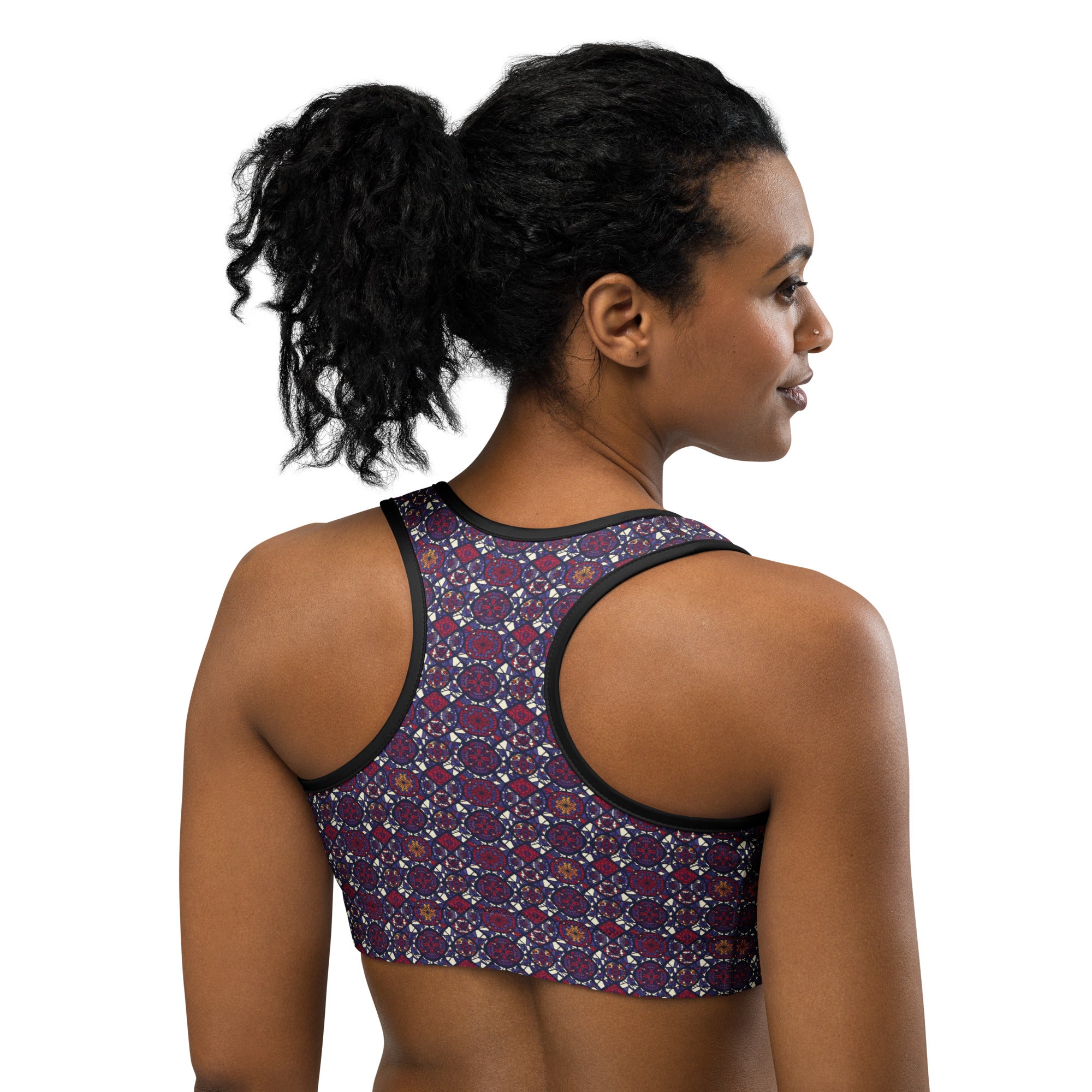 Stained Glass Cathedral Sports Bra | GearBunch