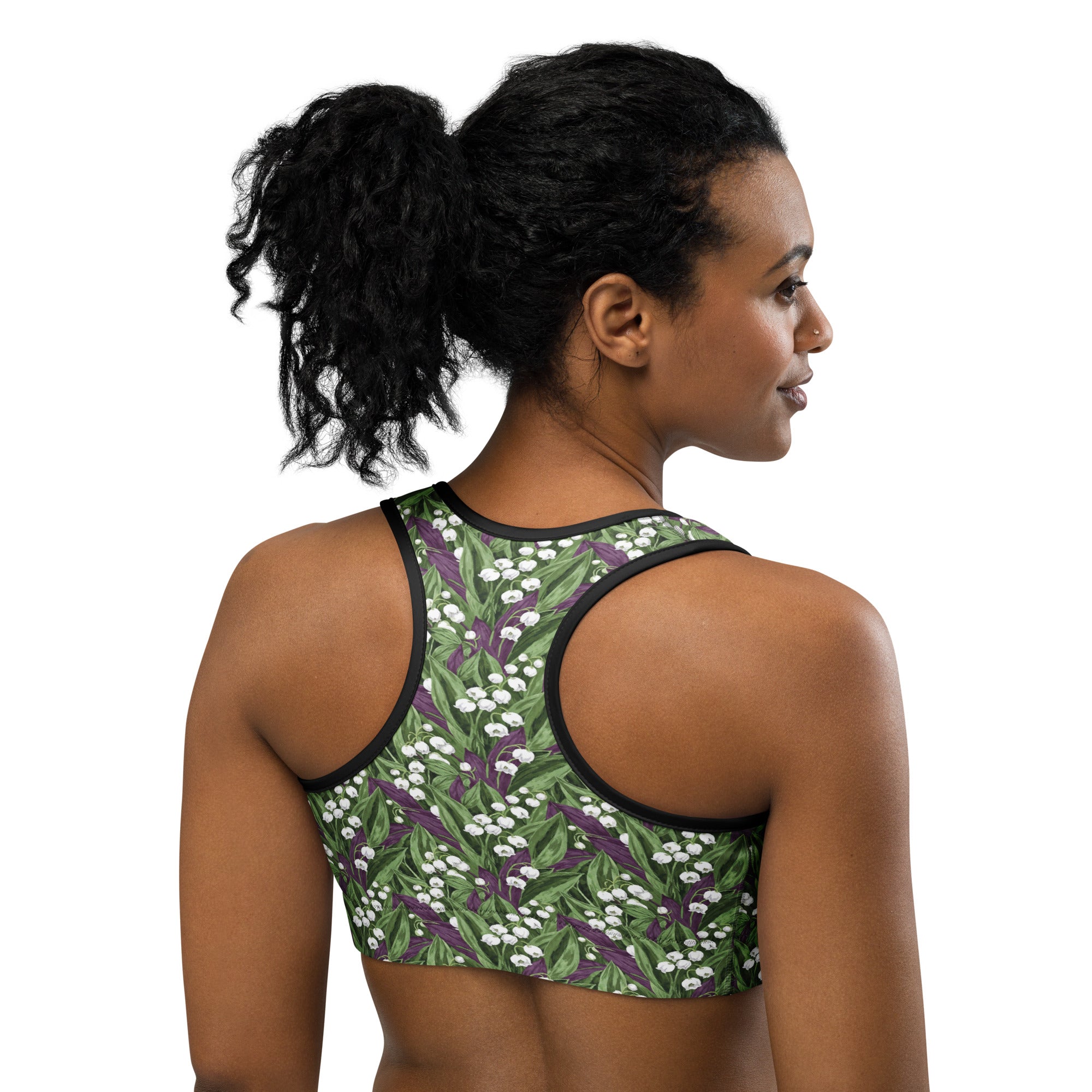 Lily of the Valley Sports Bra | GearBunch