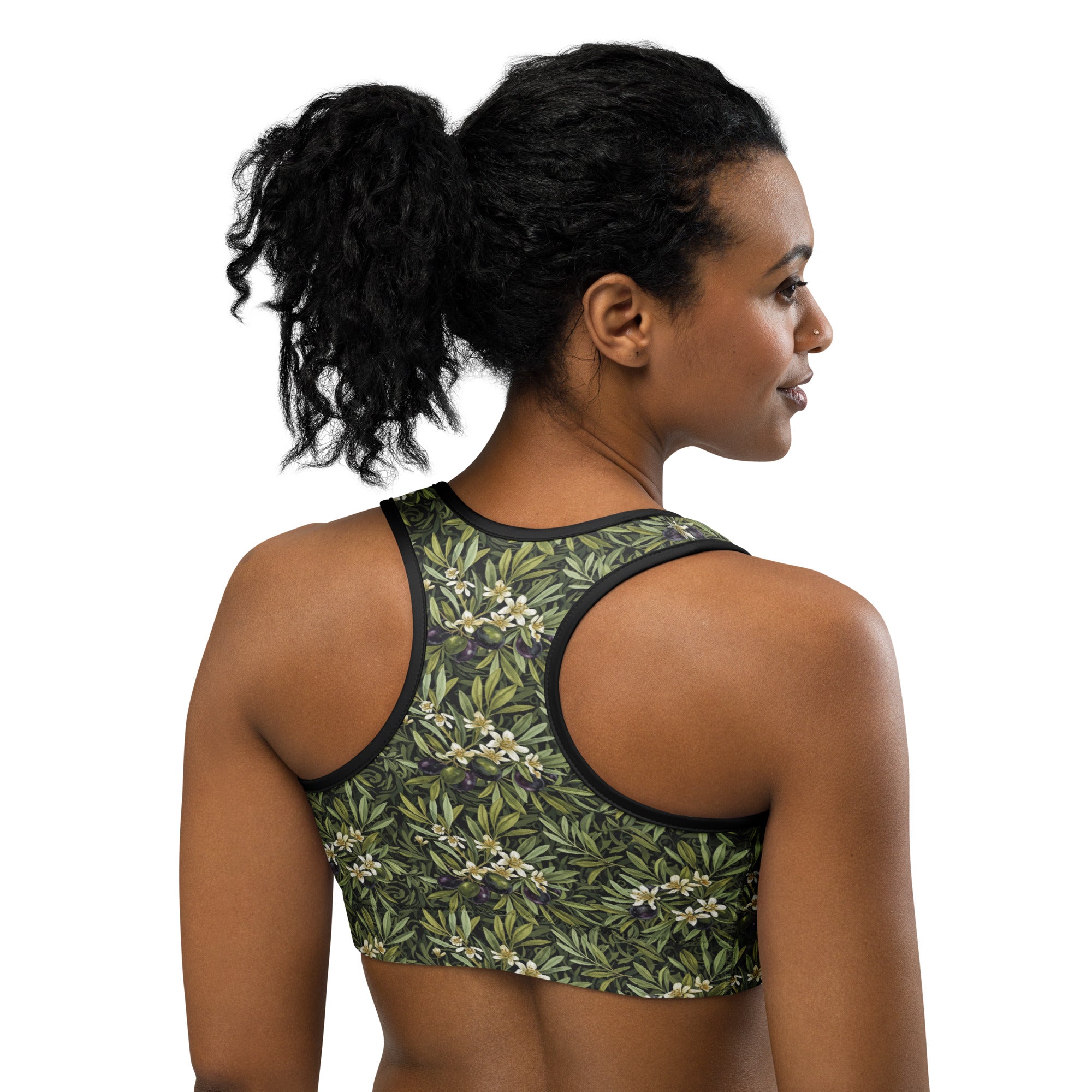 Olive Branch Botanical Sports Bra | GearBunch