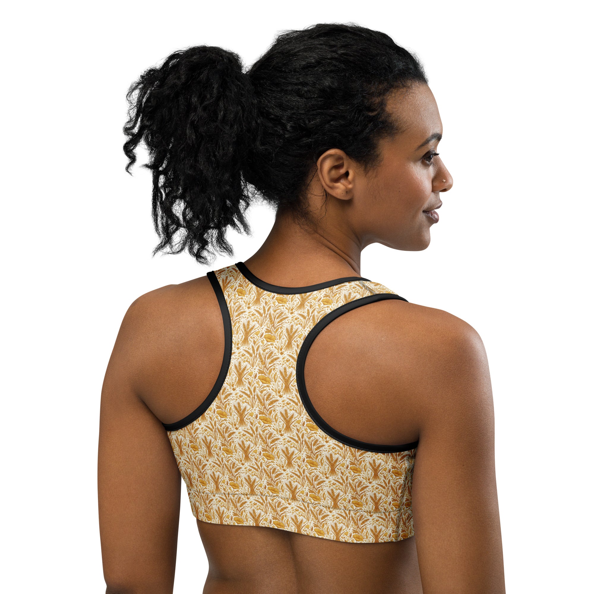 Wheat Field Harvest Sports Bra | GearBunch