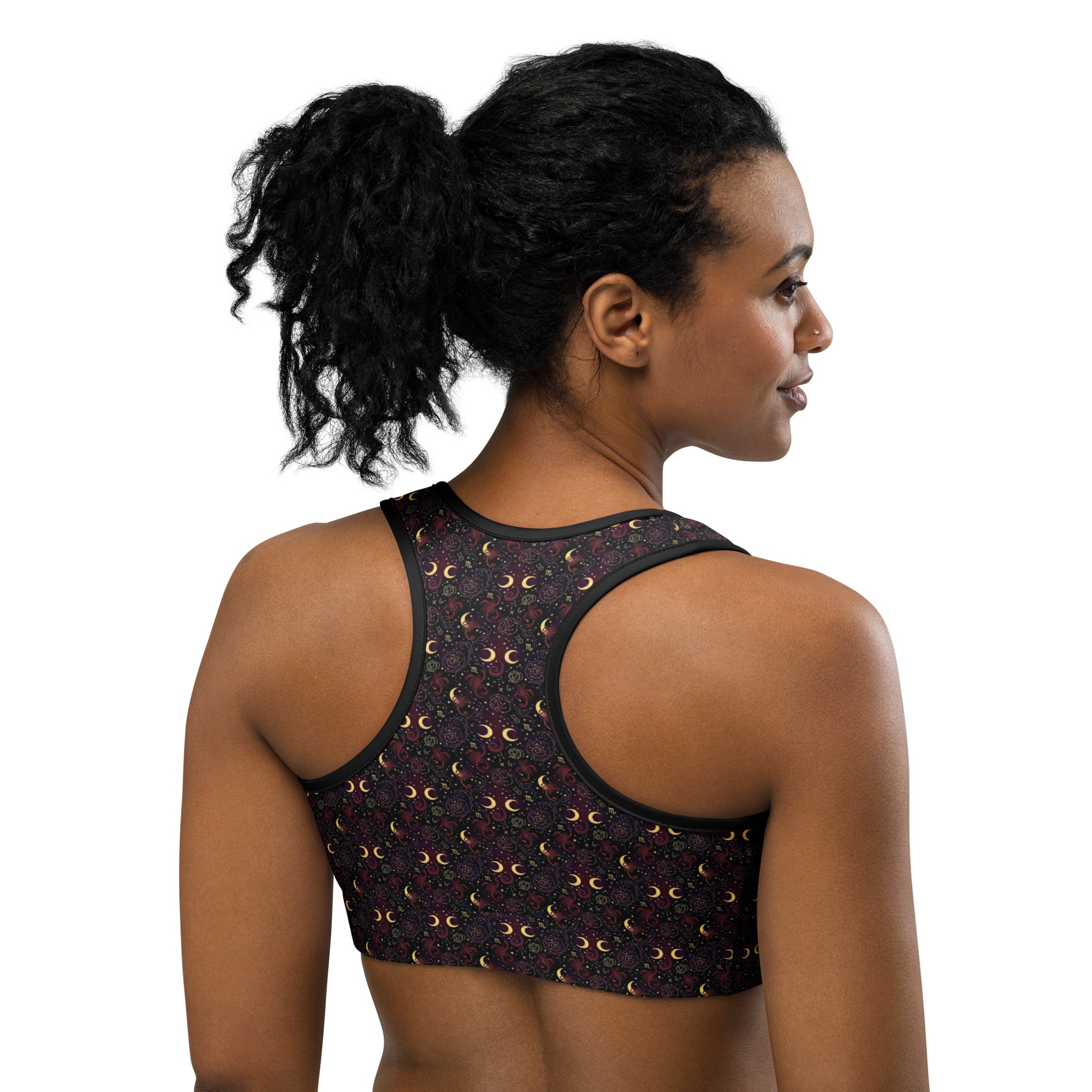 Scorpio Dark Mystical Sports Bra | GearBunch