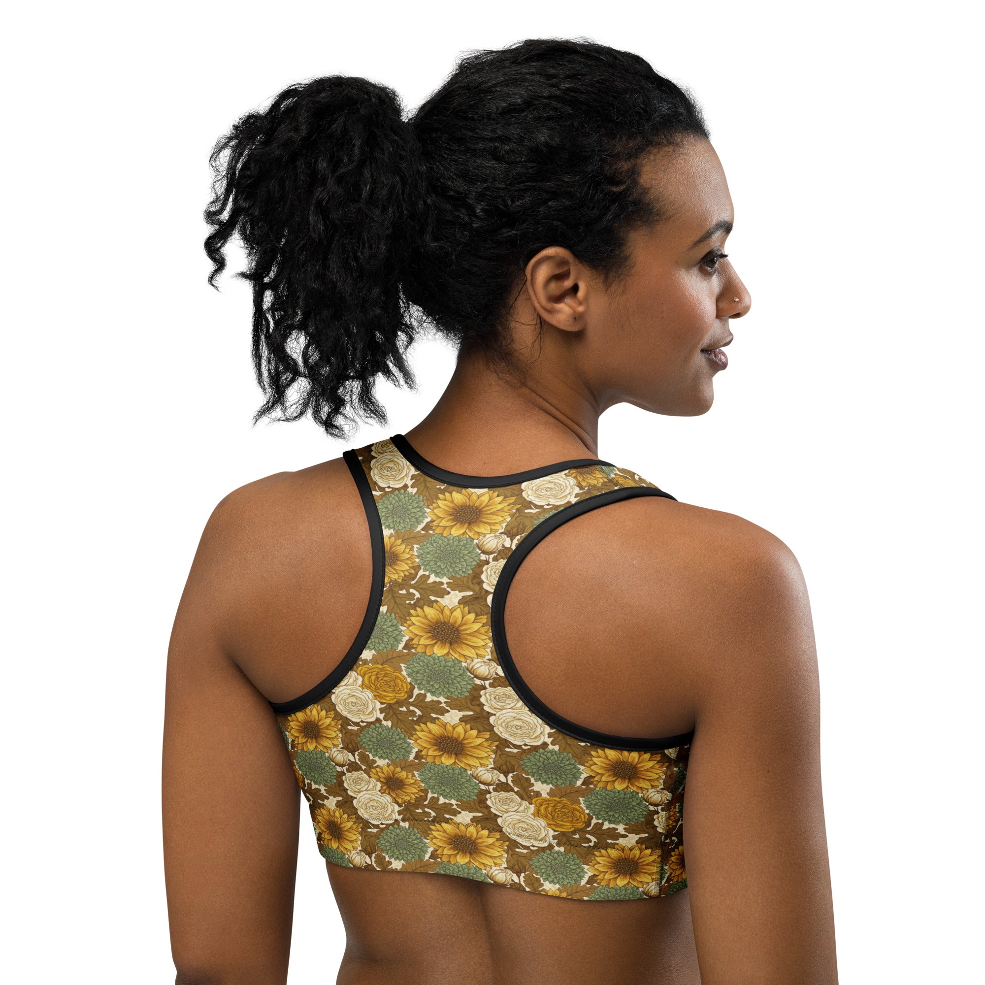Virgo Harvest Botanical Sports Bra | GearBunch